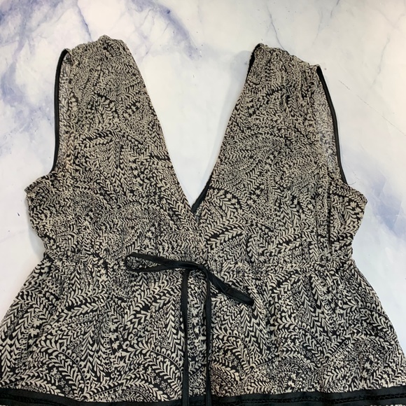 Guess by Marciano Kionna Deep V-Neck Silk Dress - Picture 7 of 8